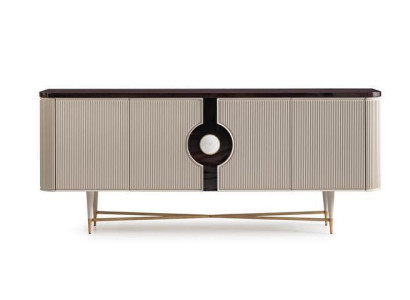 Sideboard Sideboard Wardrobe Chest of drawers Wood Wooden Cabinet Beige Luxury Design